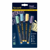 Marker creta mic 1-2 mm Pastel SET 4